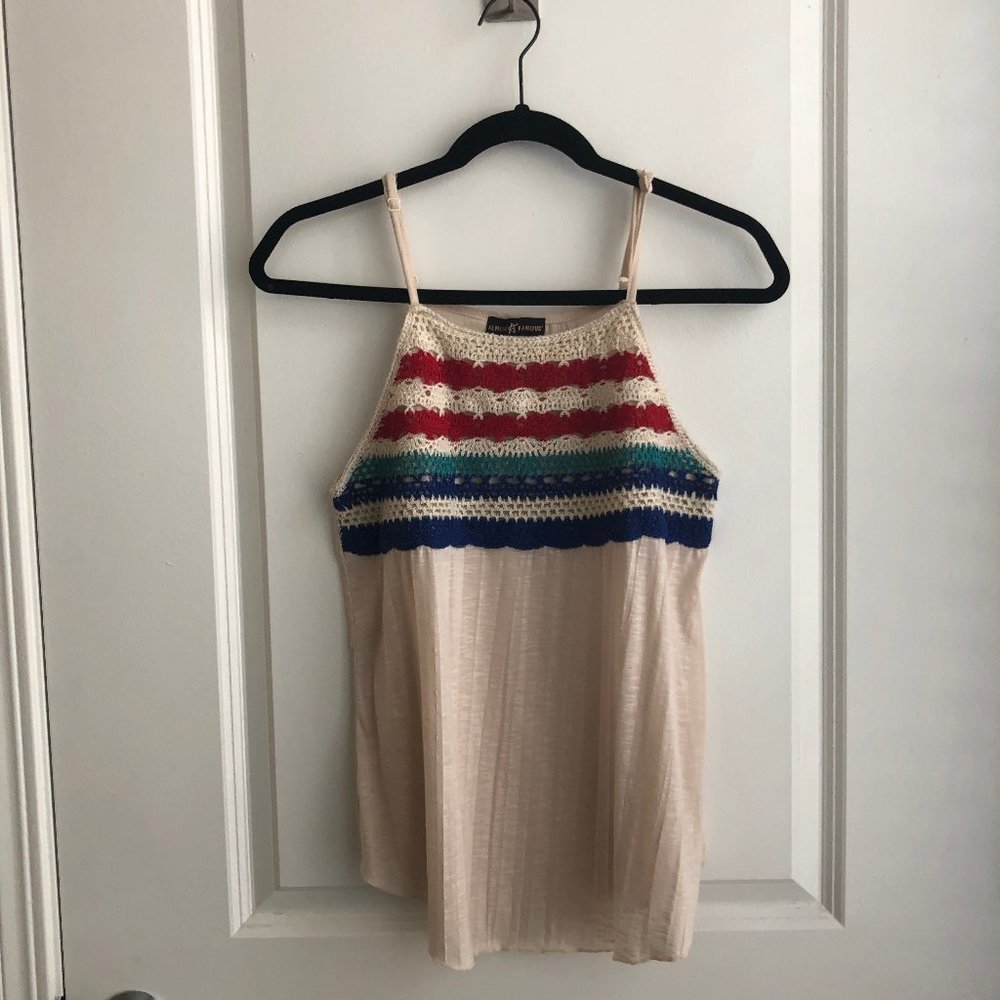 Colorful Crochet Tank